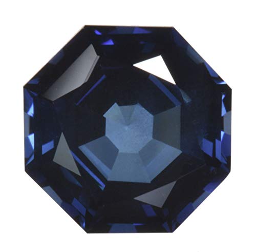 Blue Created Sapphire Octagon Octahedron 10mm