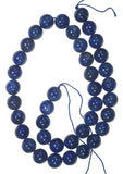 Lapis Lazuli ~10mm Round Beads Strand 15"
