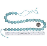 uGems Amazonite 12mm Faceted Beads Round A Grade 15 Inch