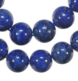 Lapis Lazuli ~10mm Round Beads Strand 15"