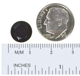 Black Spinel Round Unset Faceted 10mm