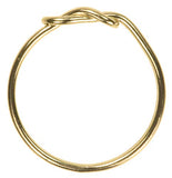 uGems 14K Gold Filled Double Long Love Knot Ring