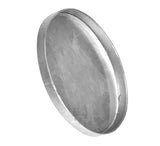 Sterling Silver Oval Bezel Cup Settings Assorted Sizes and Styles