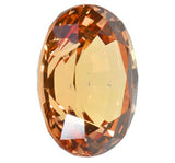 uGems Yellow Created Sapphire Oval Loose Gem 11mm