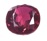 uGems Synthetic Ruby Large Oval Facet Pigeon Blood Red (25 Millimeters)