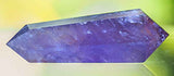 Amethyst 6 Sided Point Genuine Natural Crystal Quartz Massage Wand Dt 2 1/2 Inch