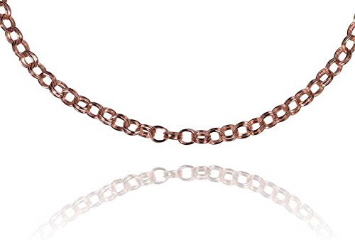 uGems 14/20 Rose Gold-Filled 1.6mm Double-Cable Chain 16 Inch