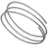 uGems Bead Wire 18 Gauge (0.040") Sterling Silver Round Soft Temper (18 Inches)