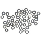 48 Flat Discs 2.5mm Sterling Silver Tiny Spacer Beads (Qty=48)