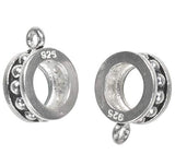 uGems Sterling Silver Bail w/Closed Ring (4.5mm ID) Qty=2