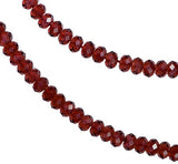 Grade AAA Garnet Pyrope 3.5-4mm Round Facet Beads 13" Strand