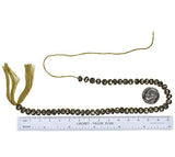 uGems Natural Pyrite Facet Rondelle Beads Strand 6mm 9"