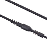 uGems 10 18-inch Black Silicone Rubber Tubing Cord Necklaces with Locking Clasp 2mm