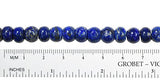 Lapis Lazuli 8mm Button Disc Beads Strand