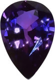 Purple-blue Lab Sapphire Pear Unset Loose 18mm