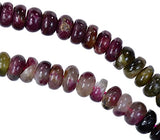 Tourmaline Rondelle Beads 6mm 16 Inch