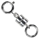 uGems Sterling Silver Converter Magnetic Clasp with Rings Assorted Size Barrels