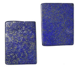 Lapis Lazuli Rectangle Large Loose Beads Rustic 35mm (2)