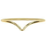 14kt Gold Filled Chevron Ring Size 5