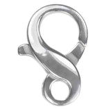 uGems Sterling Silver Extra Large Infinity Clasp 12x19mm (1)