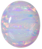 Created Opal Oval Cabochon White Oval 12mm x 10mm (1)