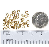 uGems Crimp Cover 2.5mm Small USA Made Gold Filled Qty=48