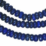 Lapis Lazuli 6mm Button Round Button Beads Enhanced Strand 15.5"
