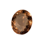 Simulated Morganite Faceted Unset Loose Oval 20mm