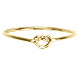 uGems 14K Gold Filled Love Knot Rings