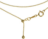 uGems 14K Gold Filled Adjustable Chain Necklace