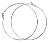 uGems Sterling Silver Beading Hoops Assorted Styles and Shapes