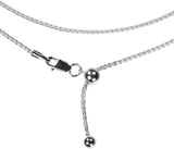Sterling Silver Adjustable Chain Necklace