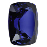Blue Created Sapphire Facet Gemstone Cushion 13mm
