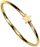 14kt Gold Fill Star Stackting Ring Size 6