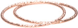 uGems 2 14K Rose Gold Filled Sparkle Stacking Rings Size 10