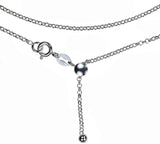 Sterling Silver Adjustable Chain Necklace