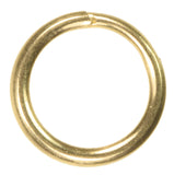 14K Gold Round Split Ring Assorted Sizes