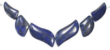 Lapis Lazuli Swirl 6 Beads Set 15mm-35mm