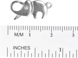 uGems Sterling Silver Elephant Clasp (8.7x20.0mm)