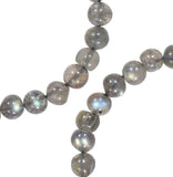 uGems Labradorite Smooth Round Beads Strand 6mm
