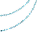 Amazonite 2.25mm Rondelle Facet Strand 12 Inch