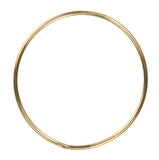 14K Gold Ultra Thin Round Stacking Rings White or Yellow Half Sizes
