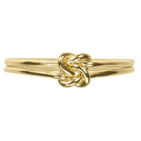 uGems 14K Gold Filled Double Love Knot Rings