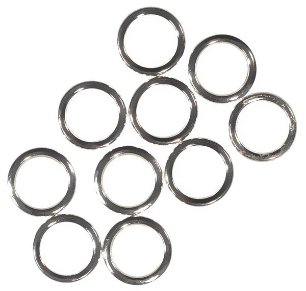 uGems Sterling Silver Closed Jump Ring Round 6mm 20 Gauge (10-pcs)