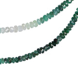 Shaded Emerald 2.8mm-3.2mm Shaded Colors Facet Bead Strand 16 Inch