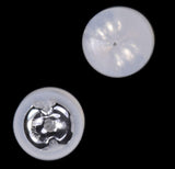 Precious Metals and Silicone Grip Replacement Earring Backs Pair