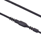 uGems 10 18-inch Black Silicone Rubber Tubing Cord Necklaces with Locking Clasp 2mm