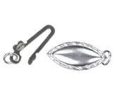 3 Sterling Silver Solid Fish Clasps