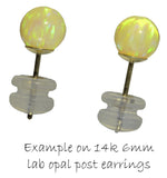 Silicone & 14k Gold Earring Backs Assorted Styles