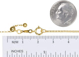 uGems 14K Gold Filled Adjustable Chain Necklace
